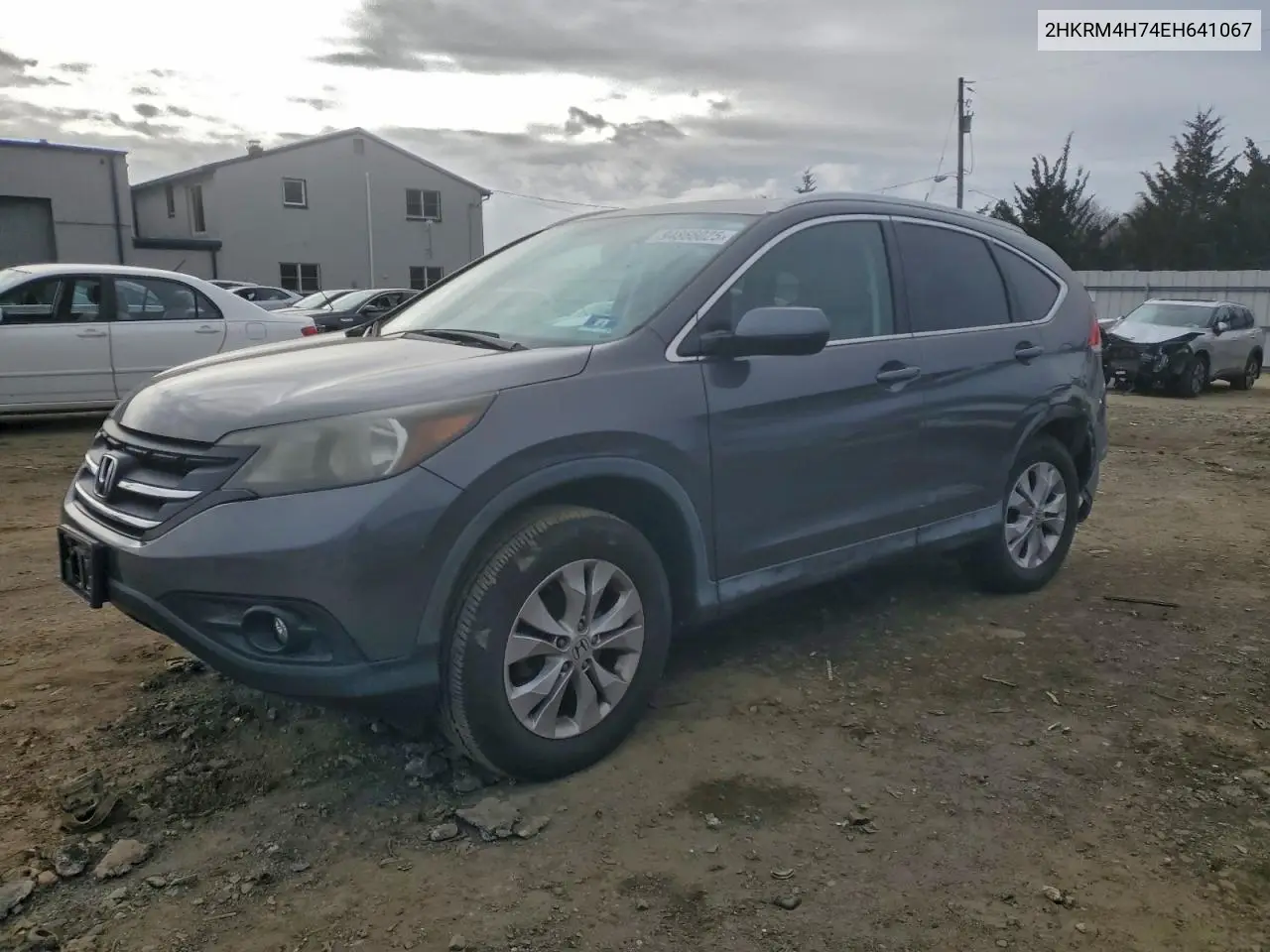 2HKRM4H74EH641067 2014 Honda Cr-V Exl