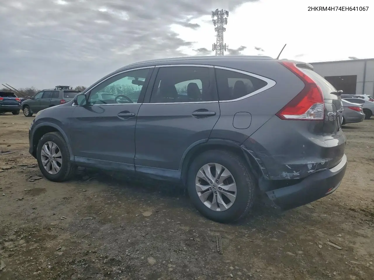 2HKRM4H74EH641067 2014 Honda Cr-V Exl