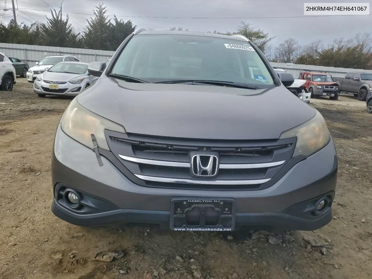 2HKRM4H74EH641067 2014 Honda Cr-V Exl