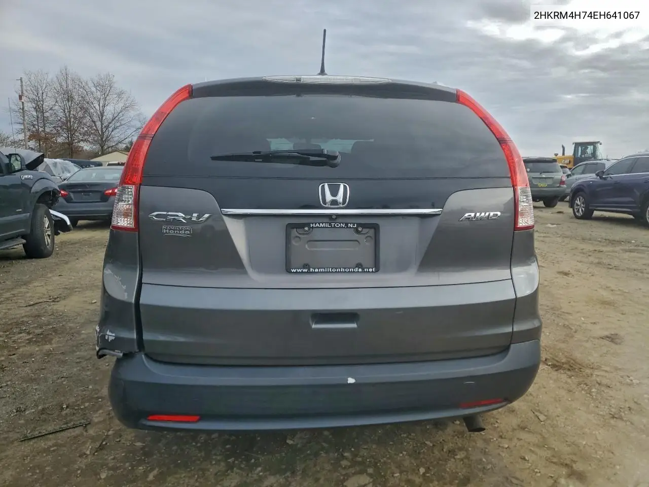 2HKRM4H74EH641067 2014 Honda Cr-V Exl