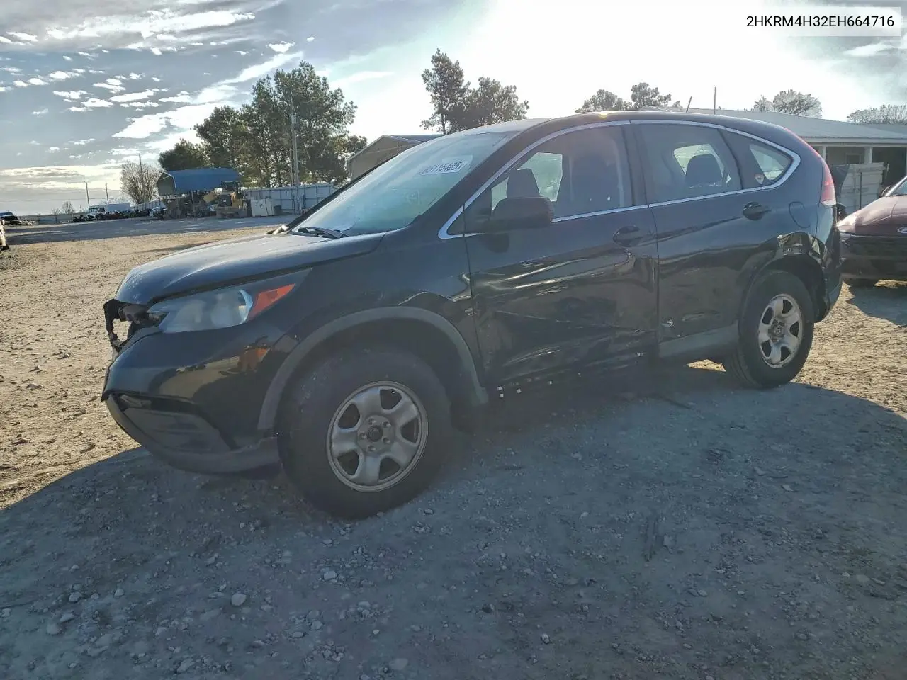 2HKRM4H32EH664716 2014 Honda Cr-V Lx