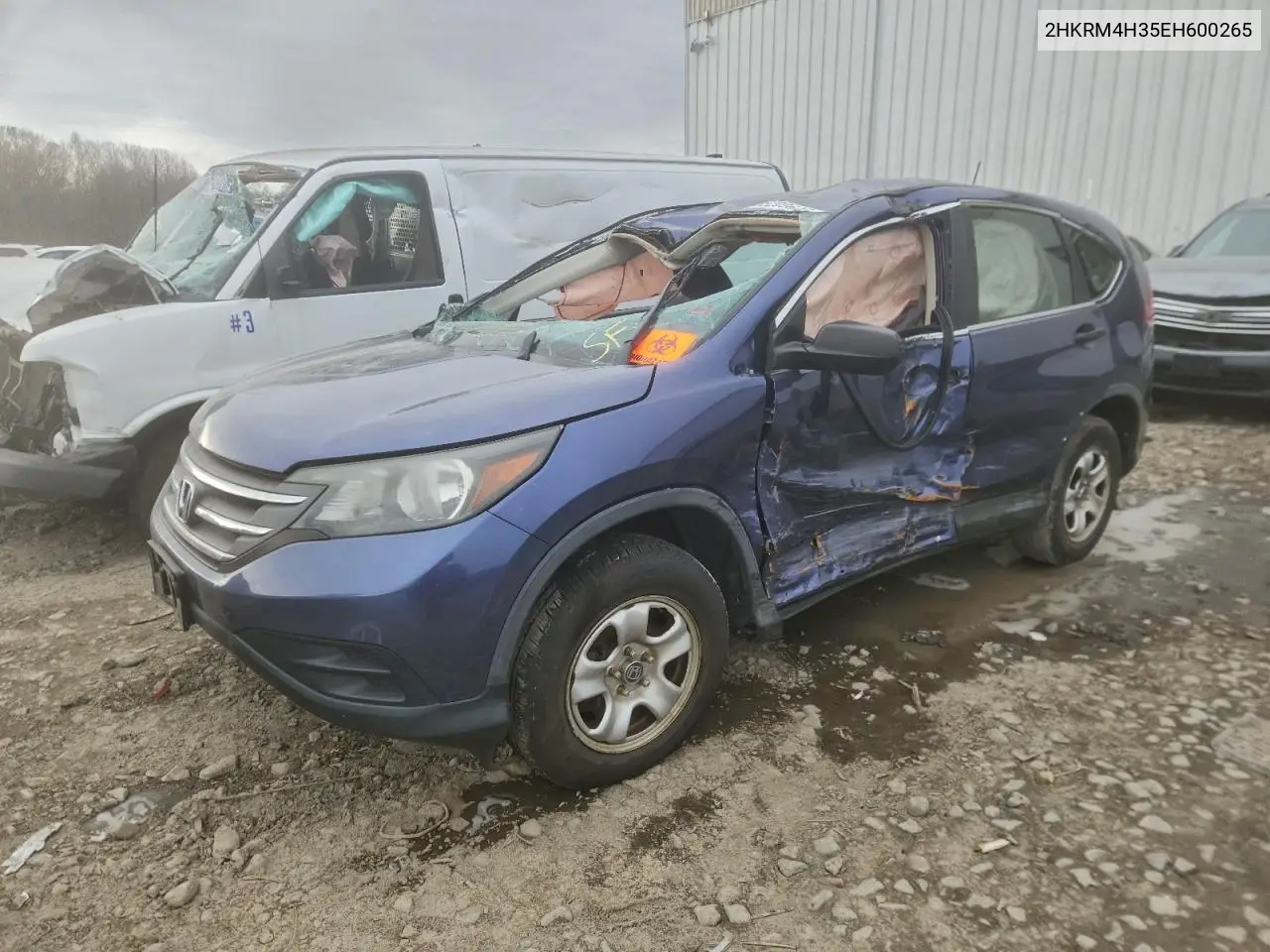 2HKRM4H35EH600265 2014 Honda Cr-V Lx