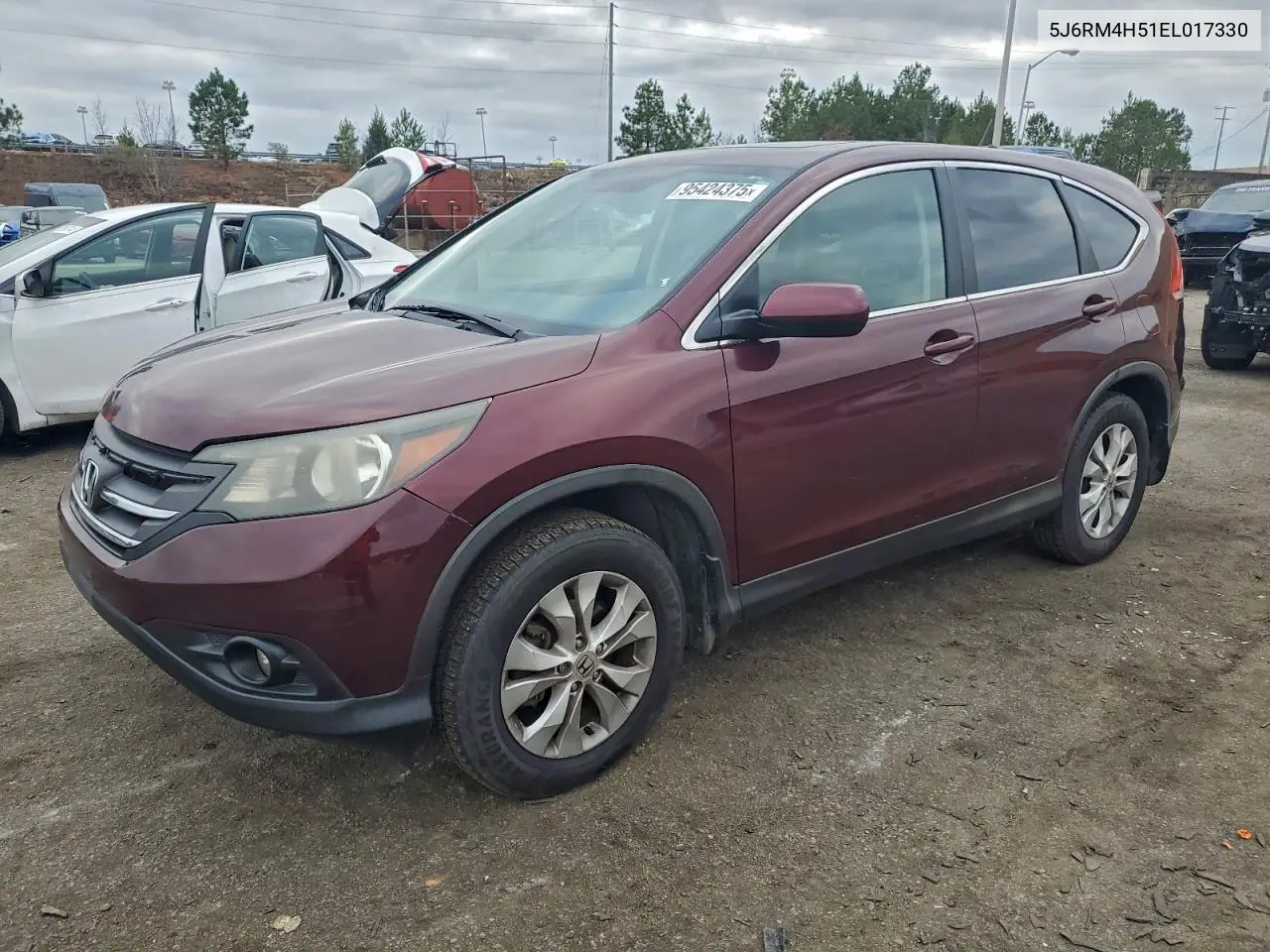 5J6RM4H51EL017330 2014 Honda Cr-V Ex