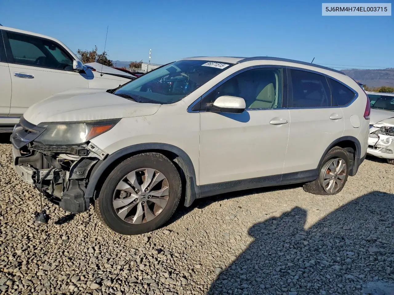5J6RM4H74EL003715 2014 Honda Cr-V Exl
