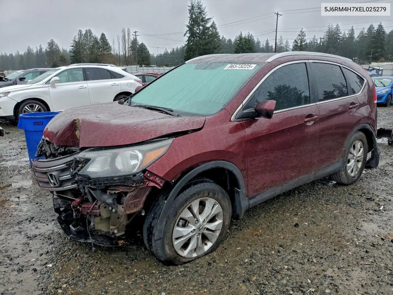 5J6RM4H7XEL025279 2014 Honda Cr-V Exl