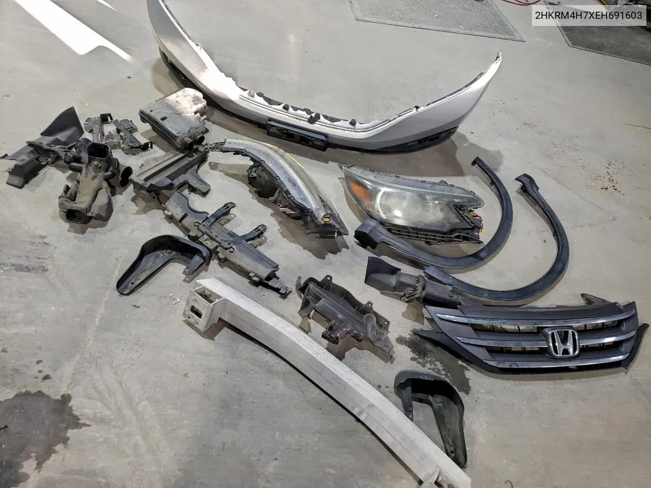 2HKRM4H7XEH691603 2014 Honda Cr-V Exl
