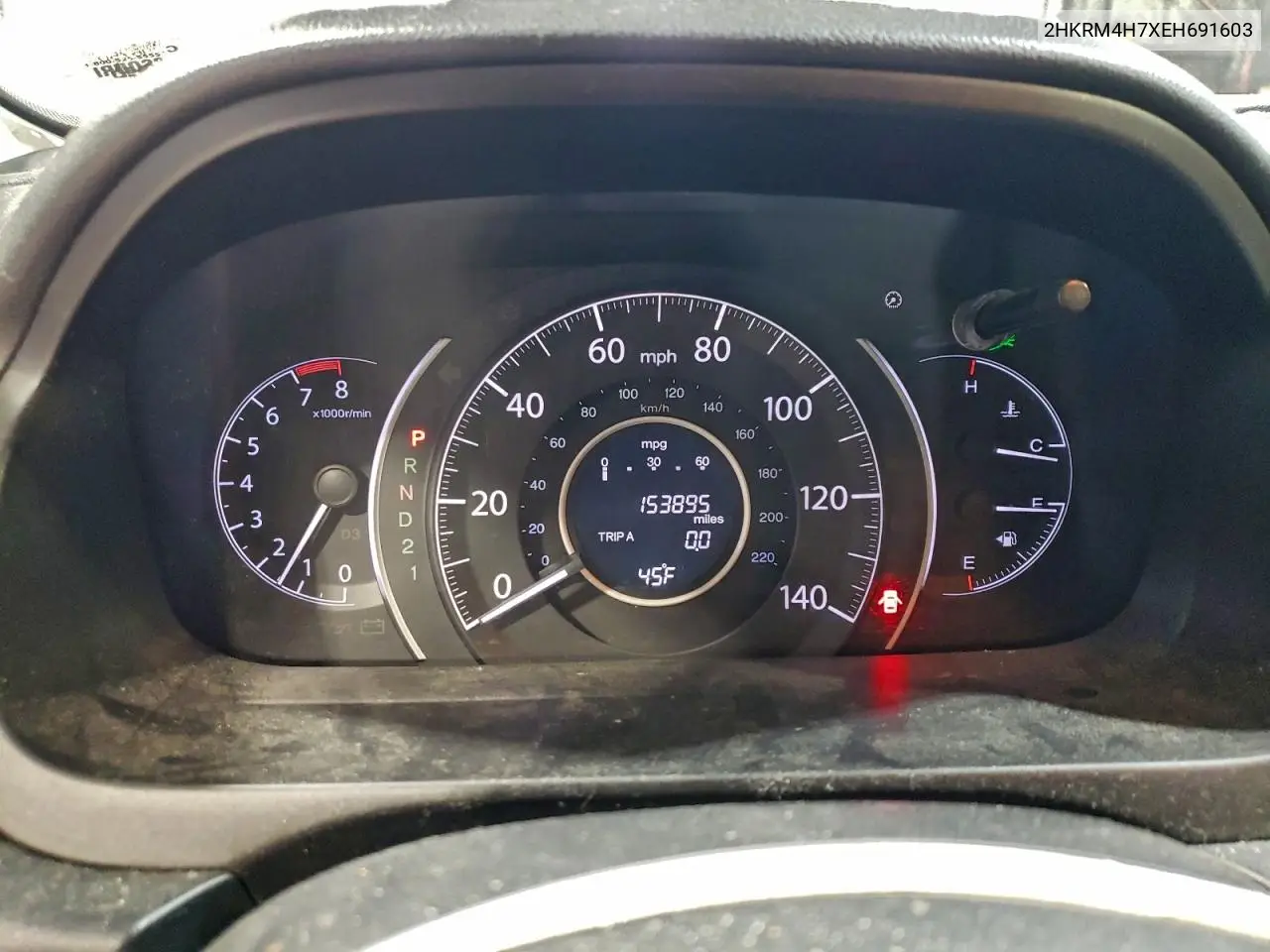 2HKRM4H7XEH691603 2014 Honda Cr-V Exl