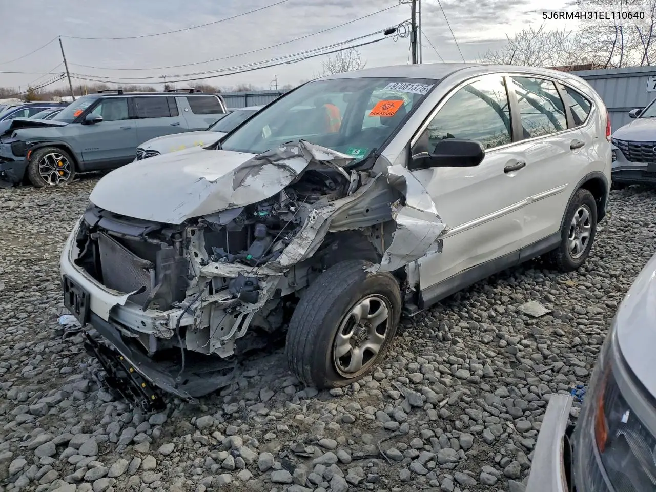5J6RM4H31EL110640 2014 Honda Cr-V Lx
