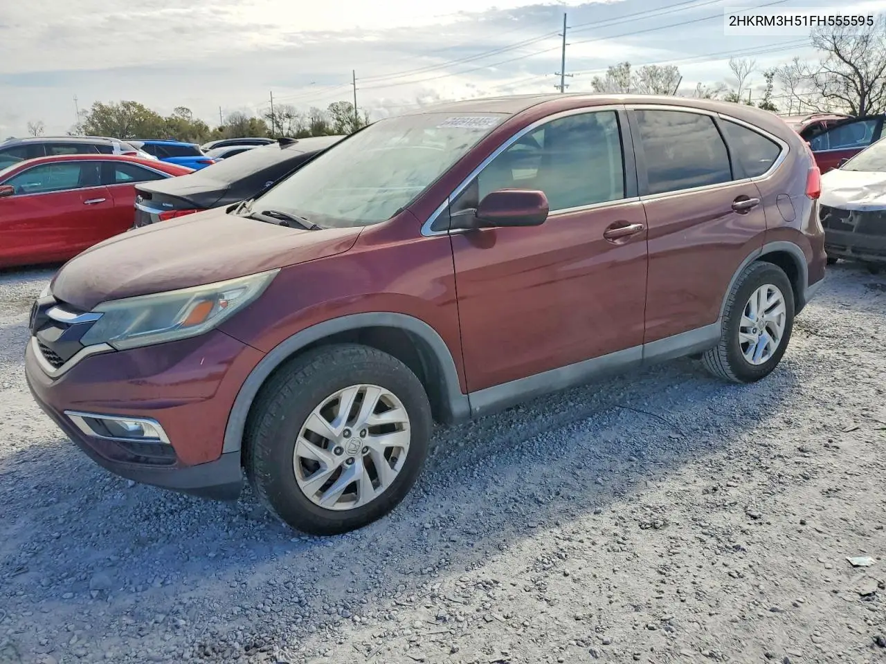 2HKRM3H51FH555595 2015 Honda Cr-V Ex