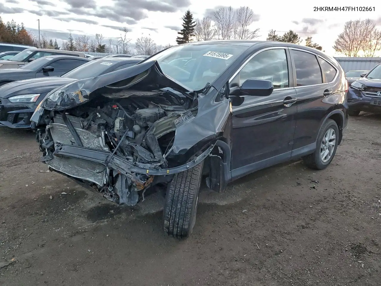 2HKRM4H47FH102661 2015 Honda Cr-V Se
