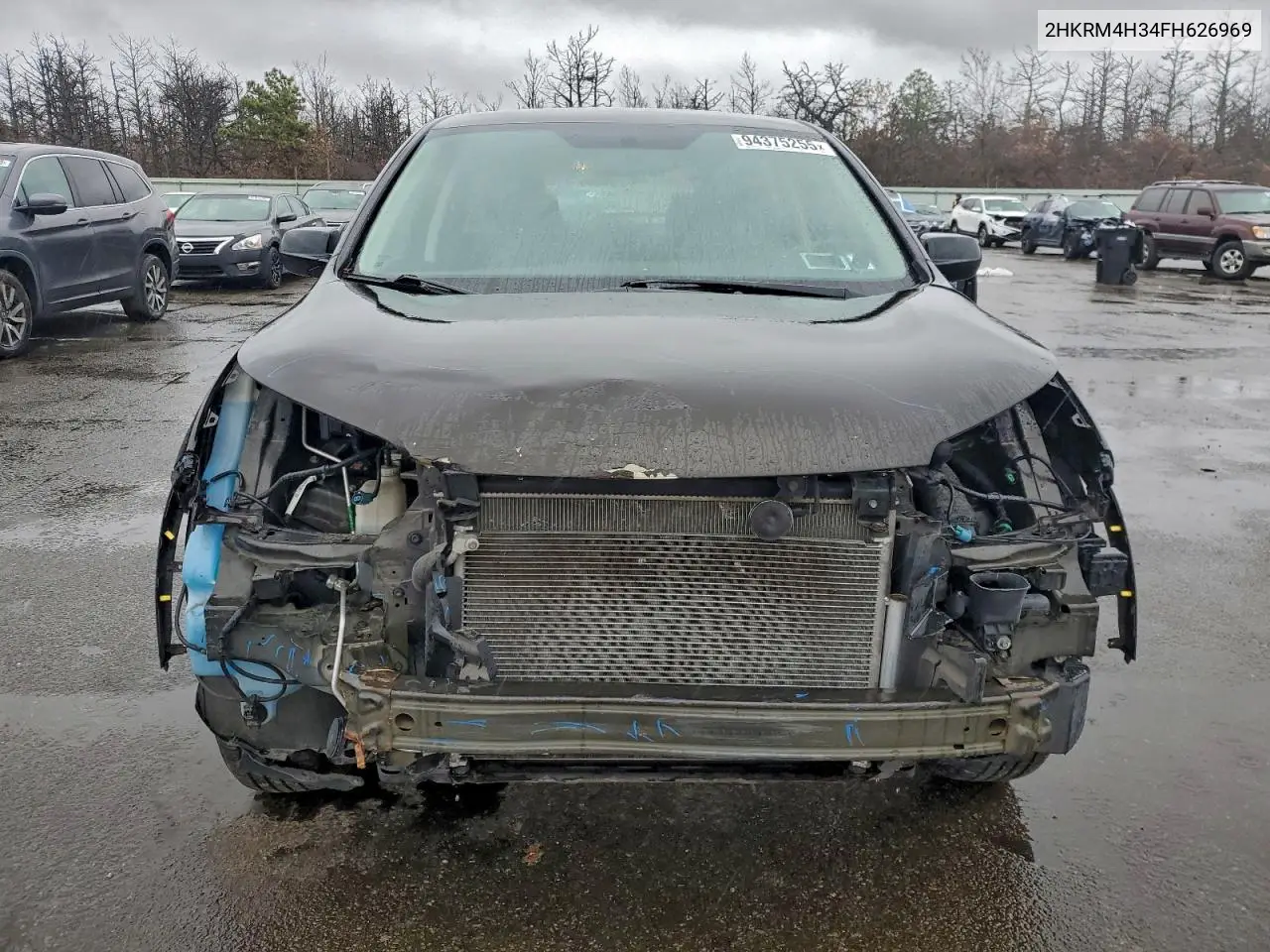 2HKRM4H34FH626969 2015 Honda Cr-V Lx