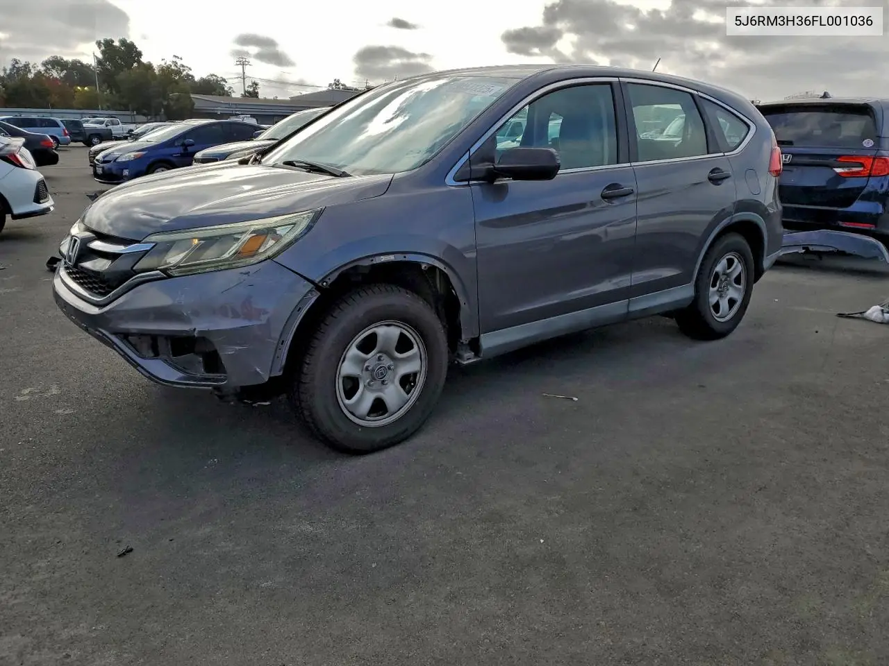 5J6RM3H36FL001036 2015 Honda Cr-V Lx
