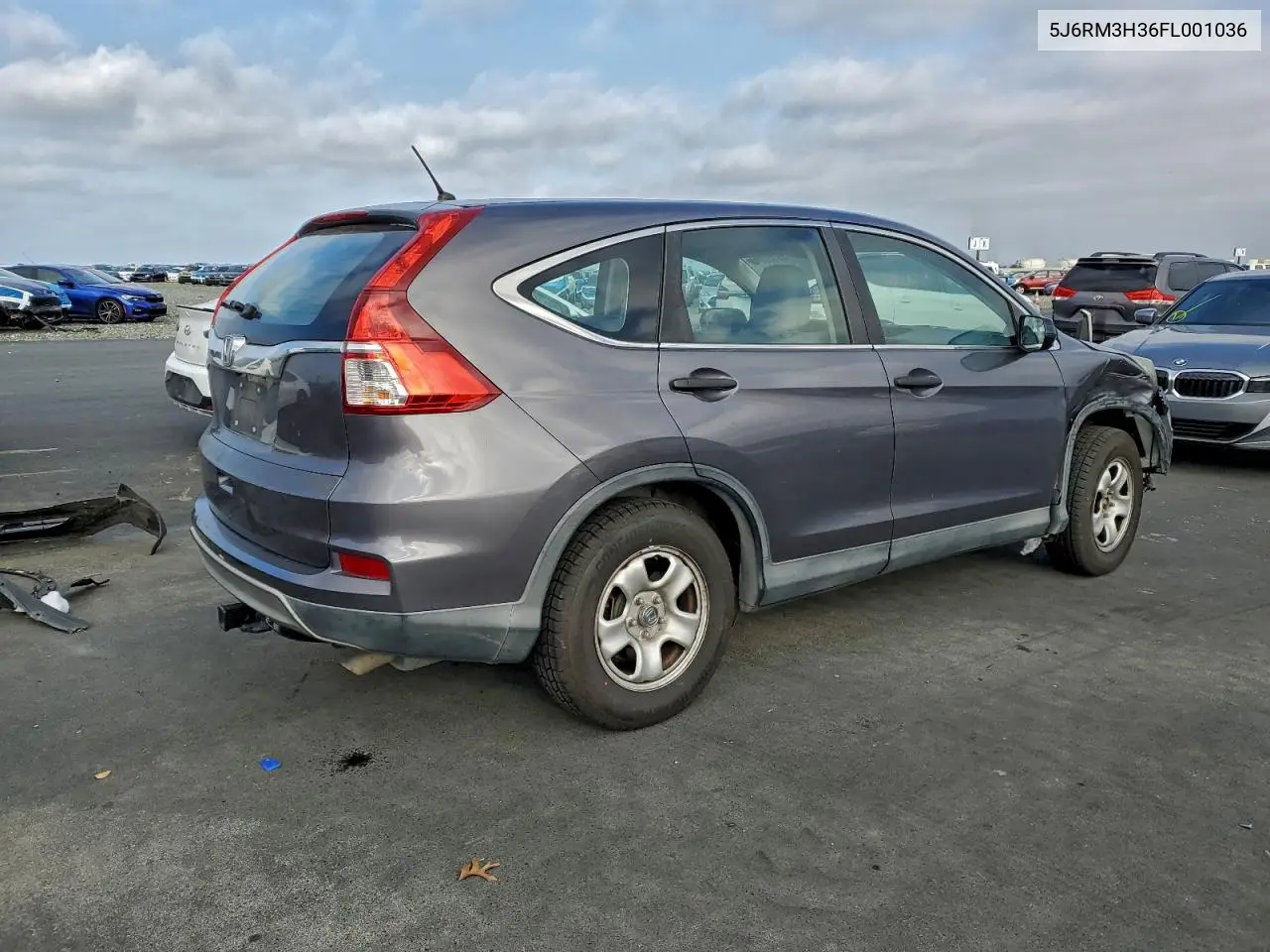 5J6RM3H36FL001036 2015 Honda Cr-V Lx