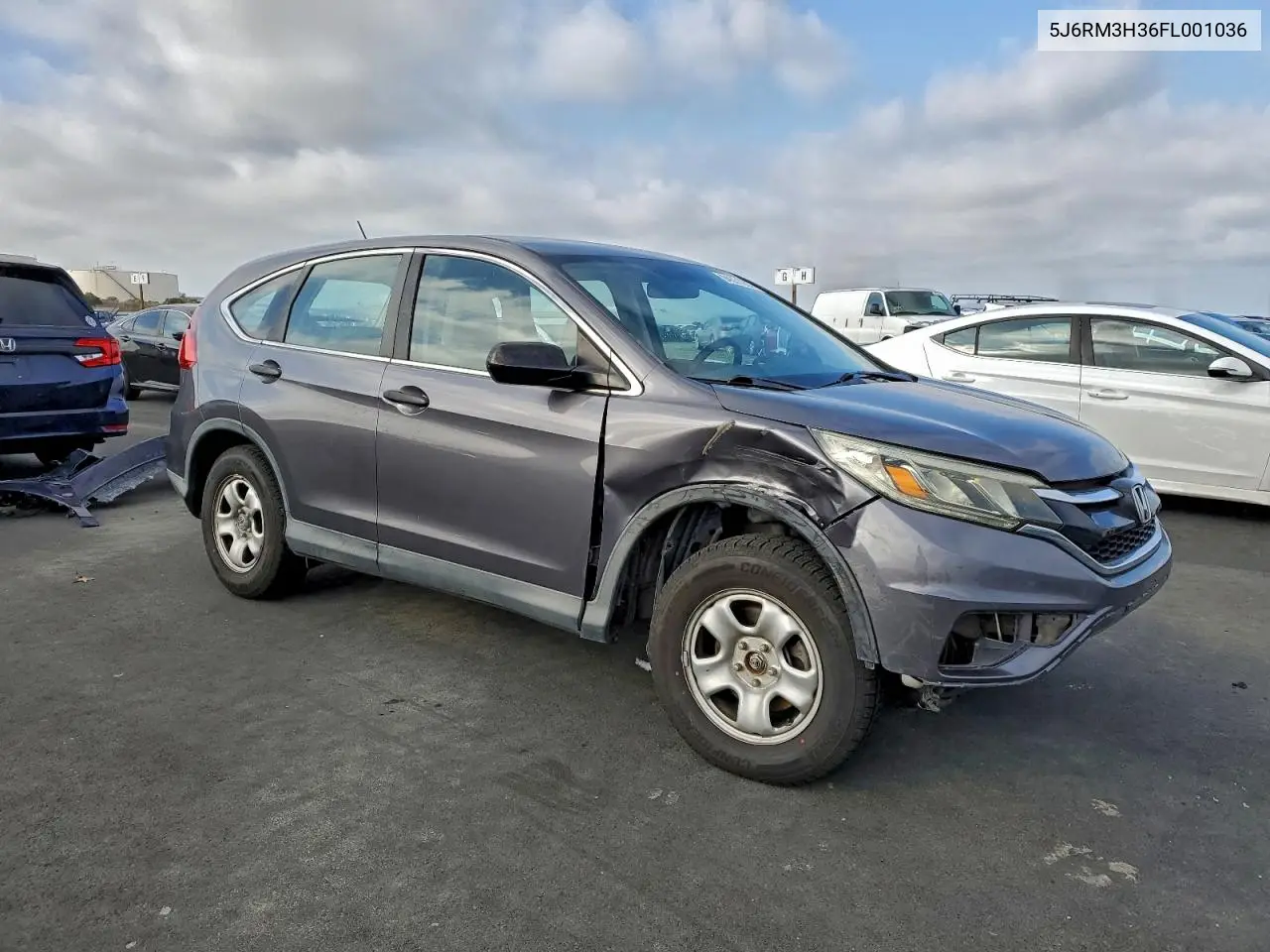 5J6RM3H36FL001036 2015 Honda Cr-V Lx
