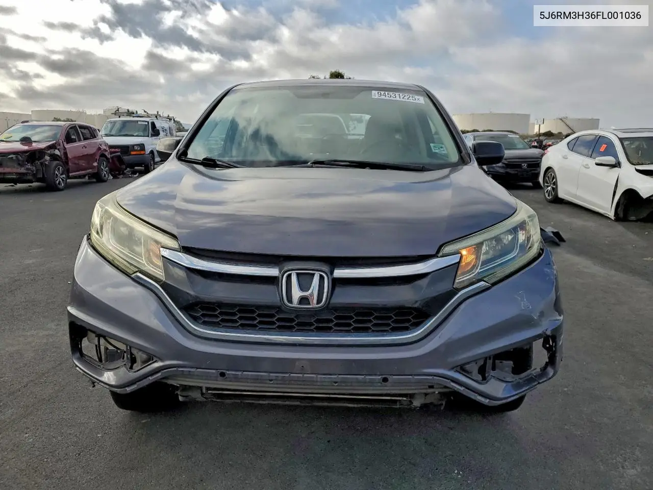 5J6RM3H36FL001036 2015 Honda Cr-V Lx