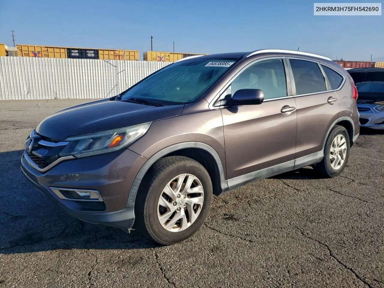 2HKRM3H75FH542690 2015 Honda Cr-V Exl