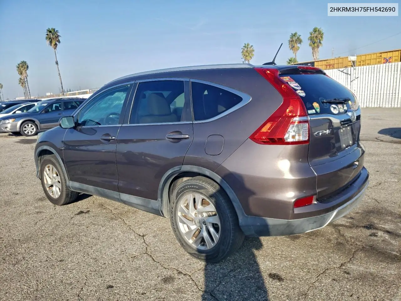 2HKRM3H75FH542690 2015 Honda Cr-V Exl