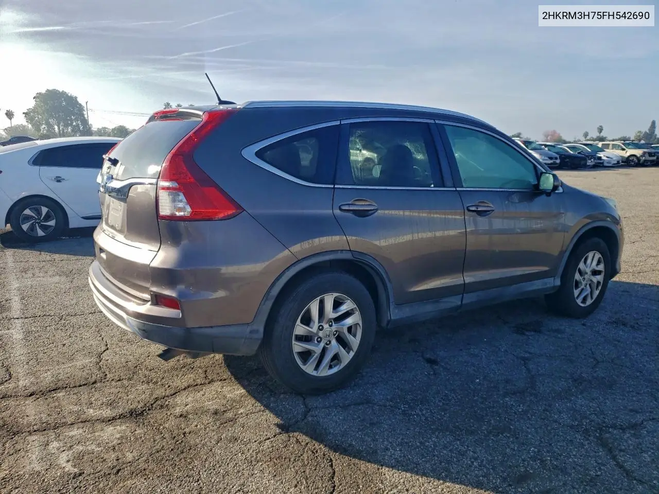 2HKRM3H75FH542690 2015 Honda Cr-V Exl