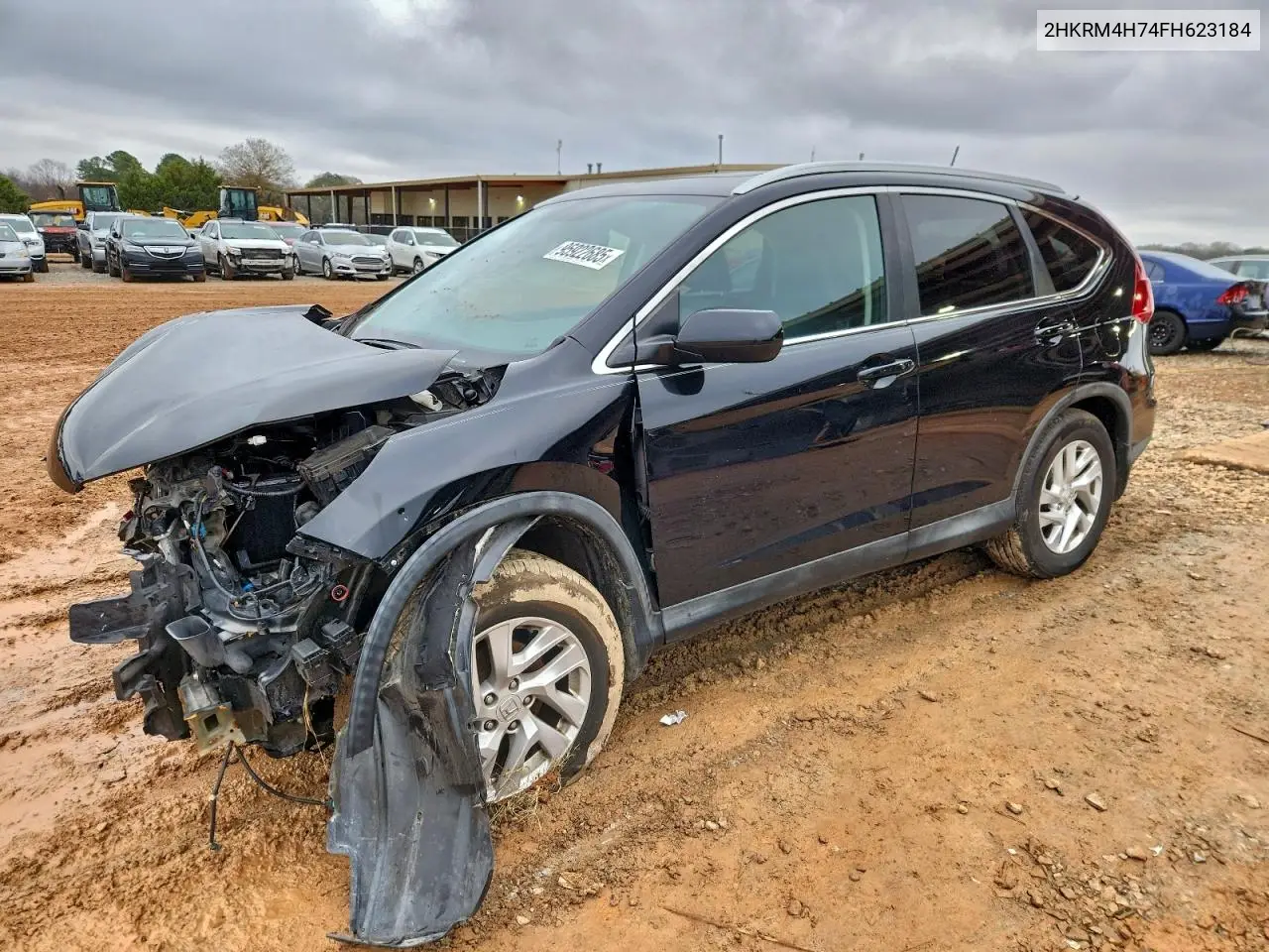 2HKRM4H74FH623184 2015 Honda Cr-V Exl