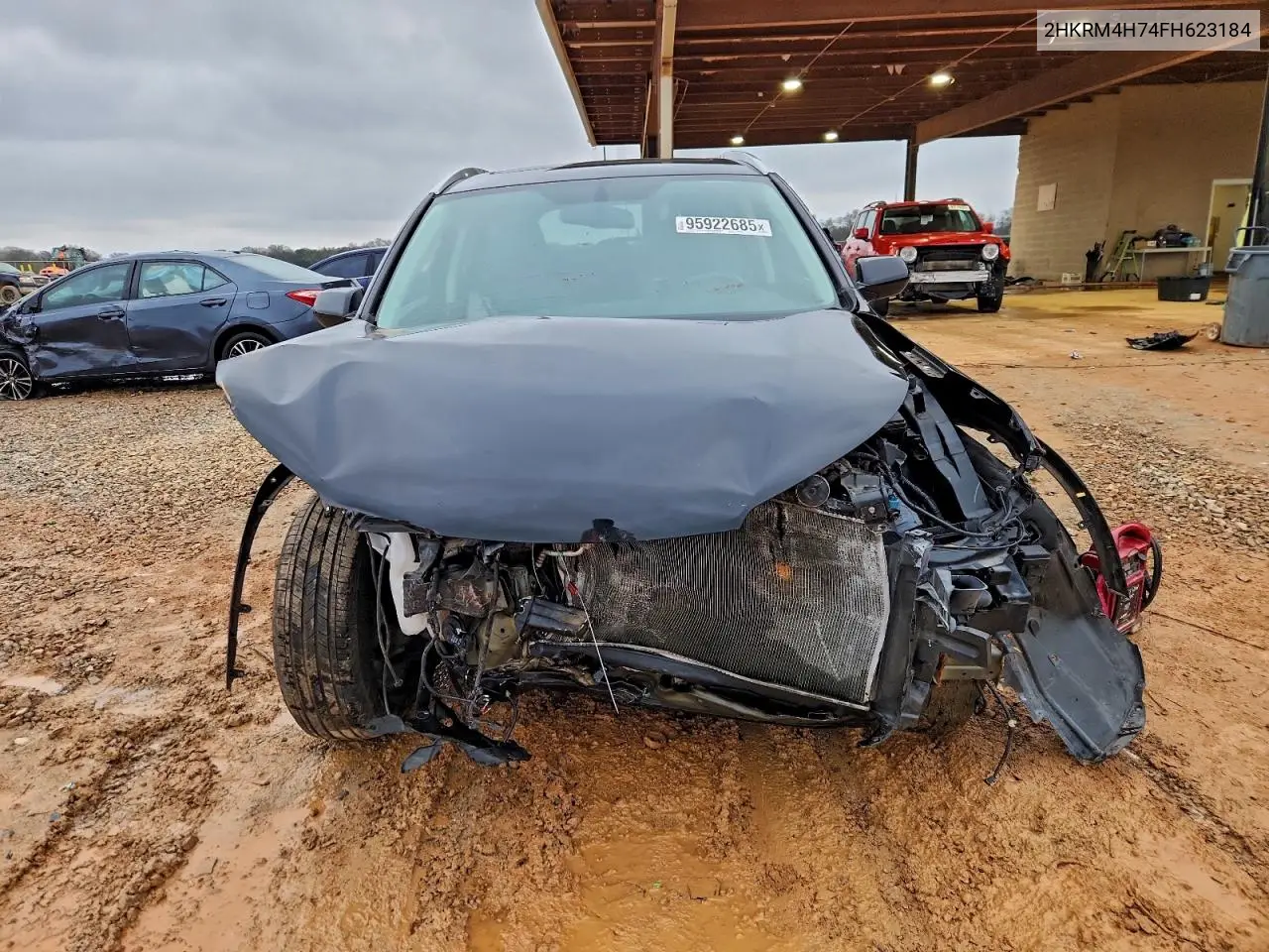 2HKRM4H74FH623184 2015 Honda Cr-V Exl