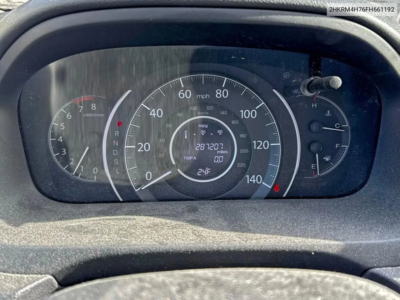 2HKRM4H76FH661192 2015 Honda Cr-V Exl