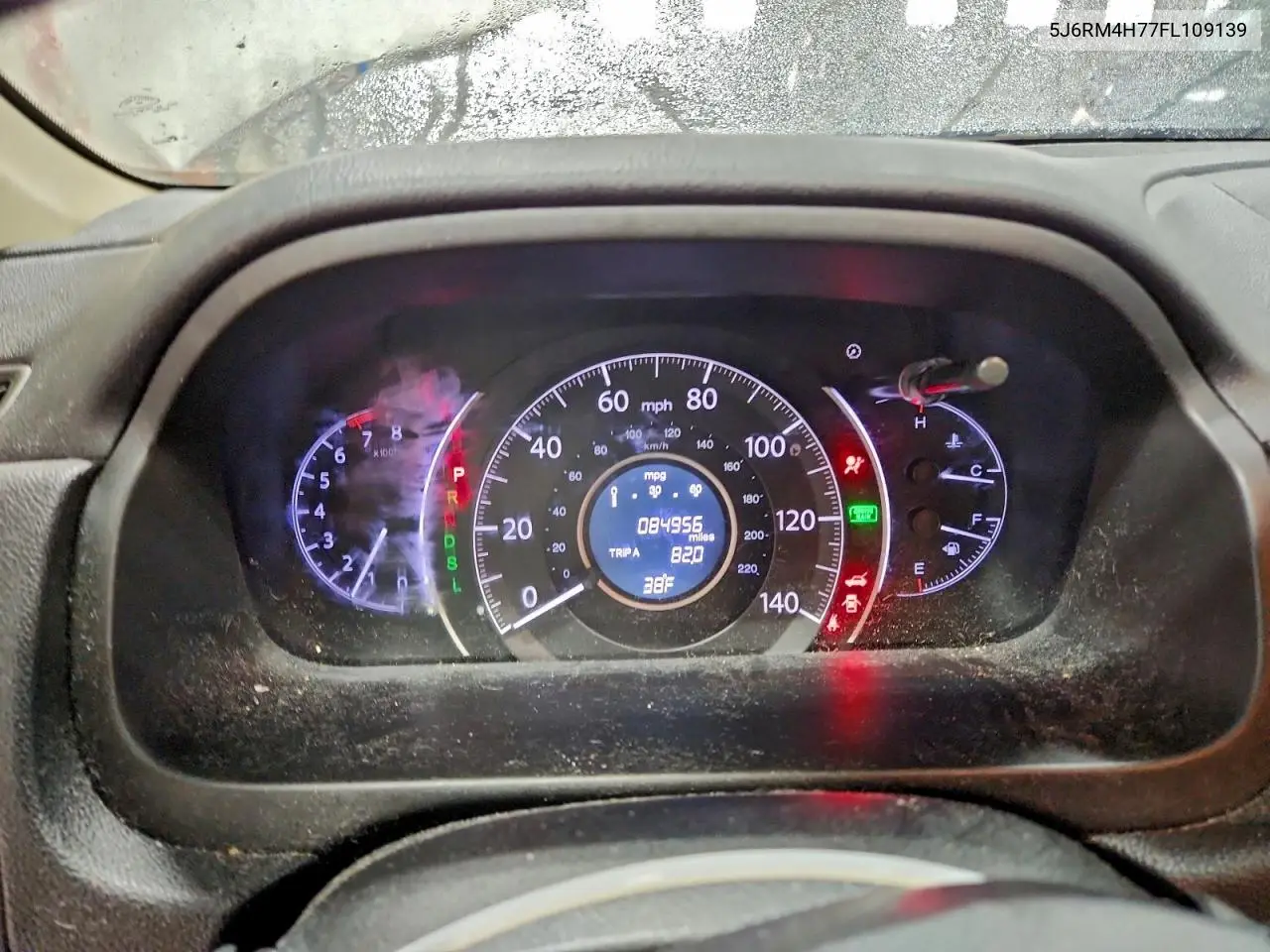 5J6RM4H77FL109139 2015 Honda Cr-V Exl