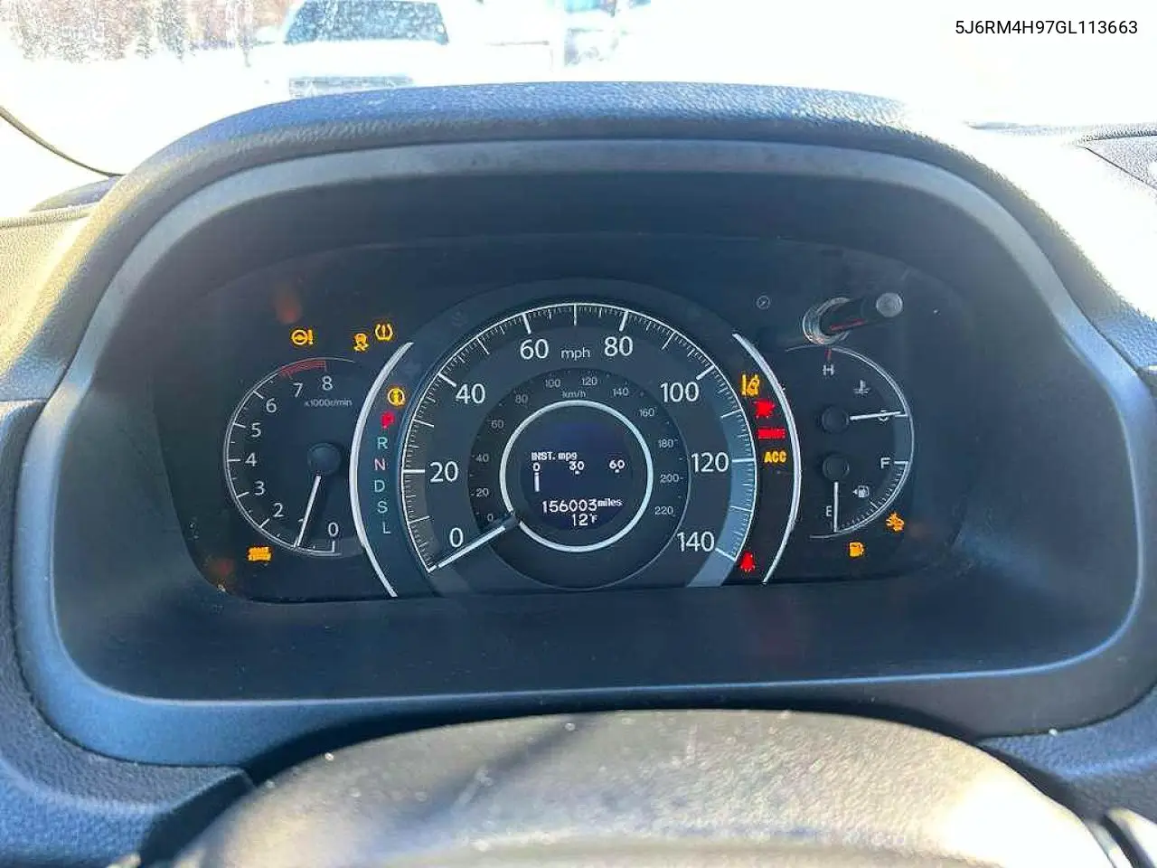 5J6RM4H97GL113663 2016 Honda Cr-V Touring