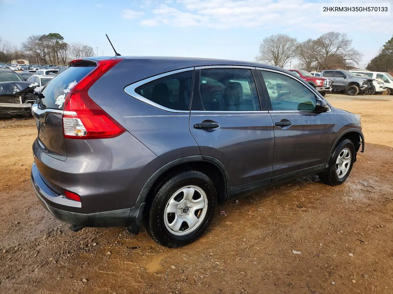 2HKRM3H35GH570133 2016 Honda Cr-V Lx