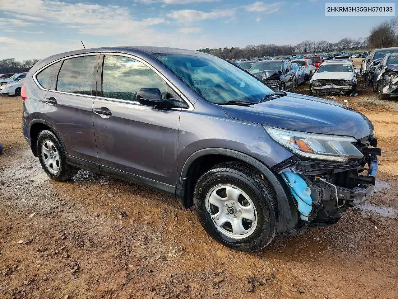 2HKRM3H35GH570133 2016 Honda Cr-V Lx
