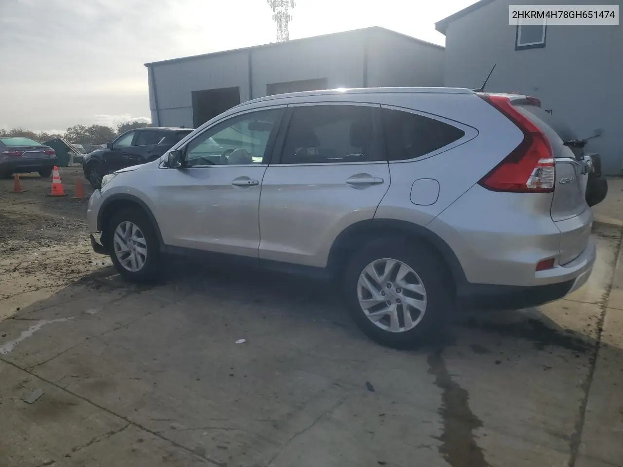 2HKRM4H78GH651474 2016 Honda Cr-V Exl