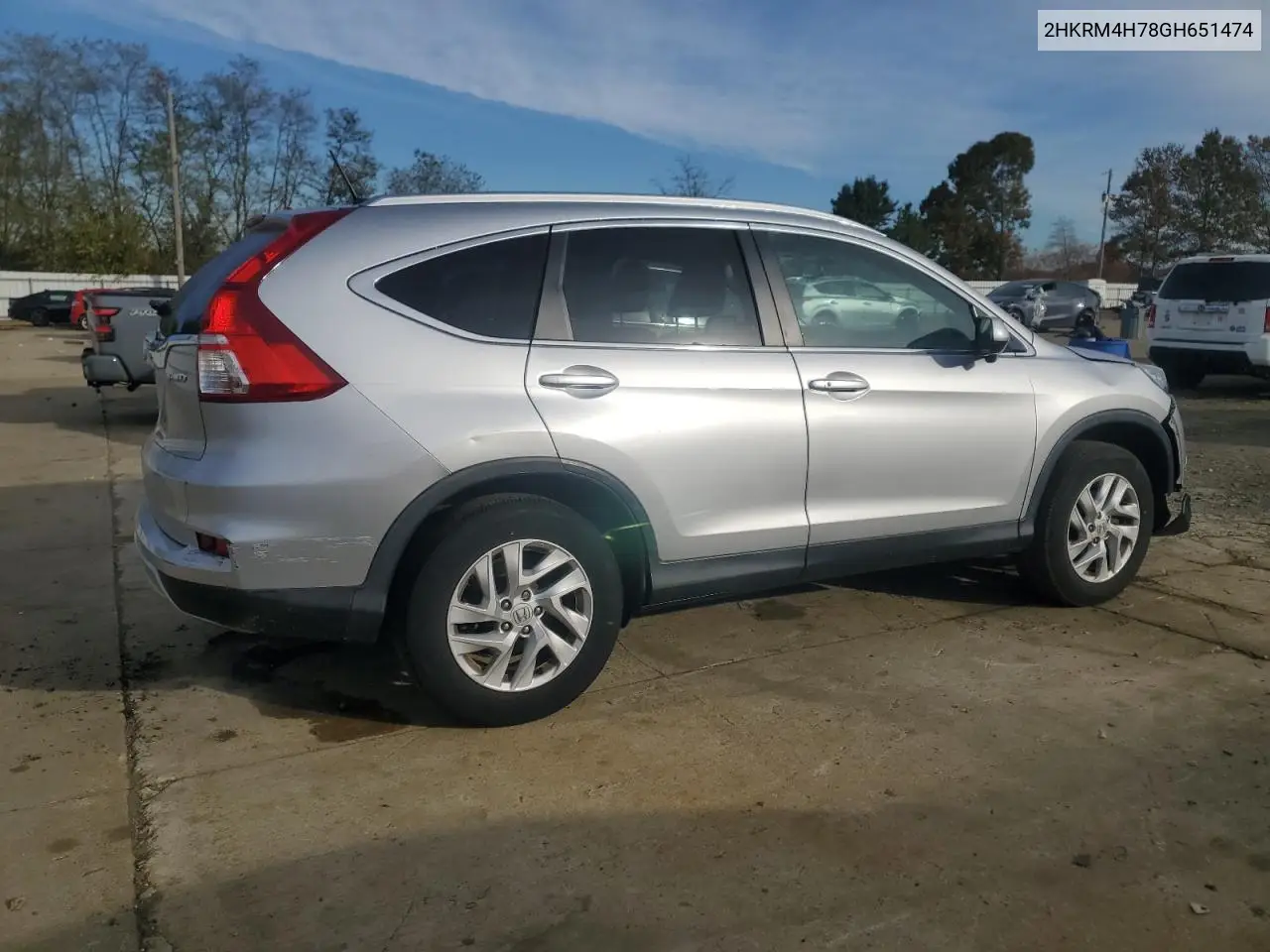 2HKRM4H78GH651474 2016 Honda Cr-V Exl