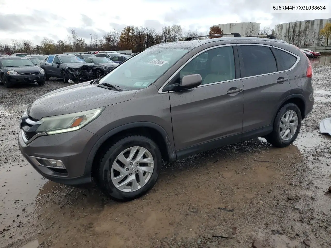 5J6RM4H7XGL038634 2016 Honda Cr-V Exl