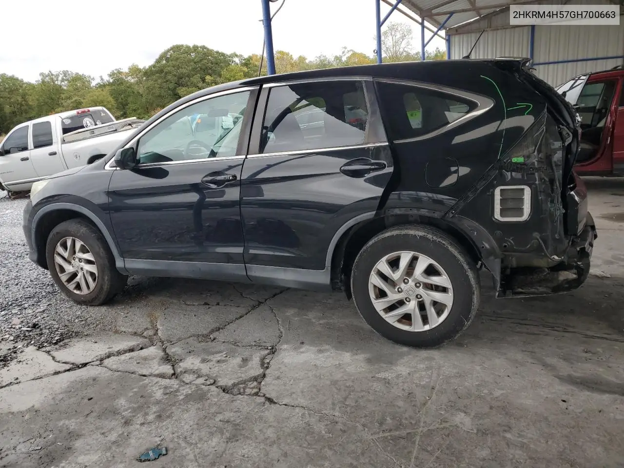 2HKRM4H57GH700663 2016 Honda Cr-V Ex