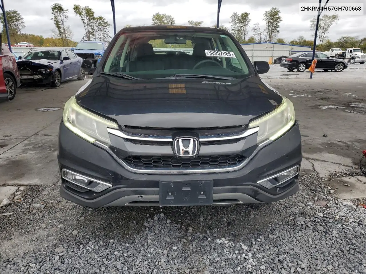 2HKRM4H57GH700663 2016 Honda Cr-V Ex