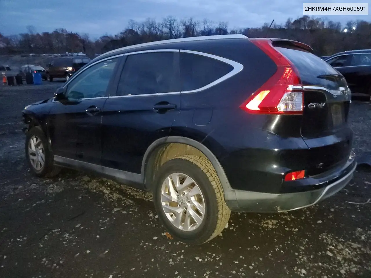 2HKRM4H7XGH600591 2016 Honda Cr-V Exl