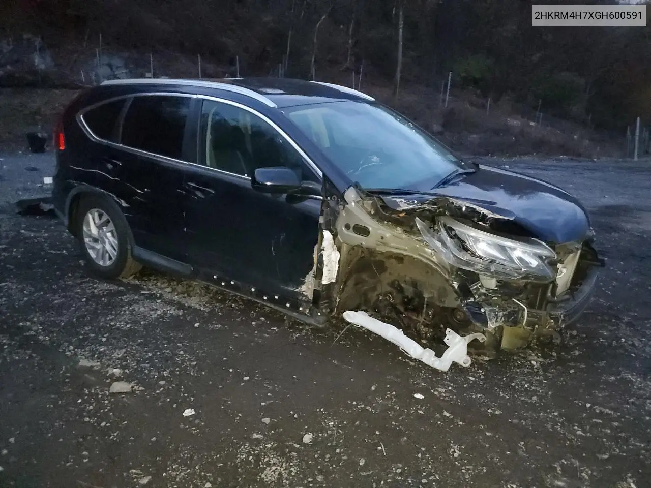 2HKRM4H7XGH600591 2016 Honda Cr-V Exl