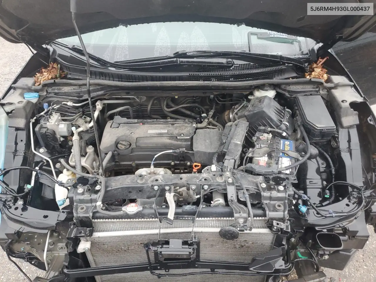 5J6RM4H93GL000437 2016 Honda Cr-V Touring