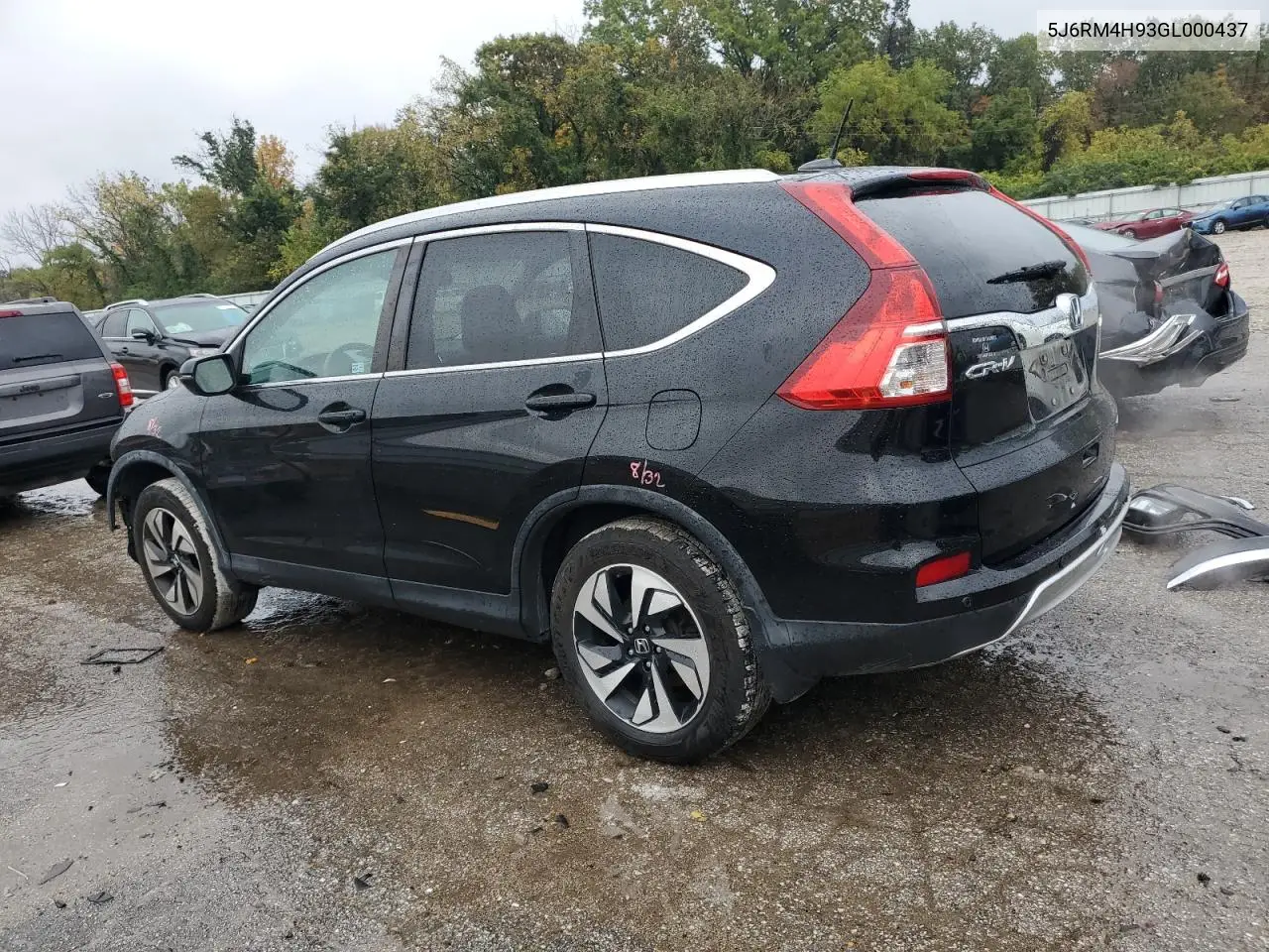 5J6RM4H93GL000437 2016 Honda Cr-V Touring