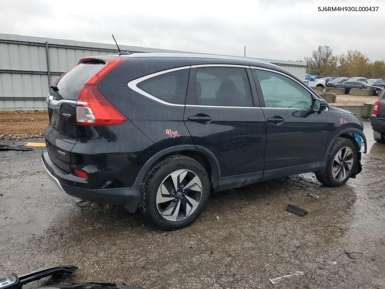 5J6RM4H93GL000437 2016 Honda Cr-V Touring