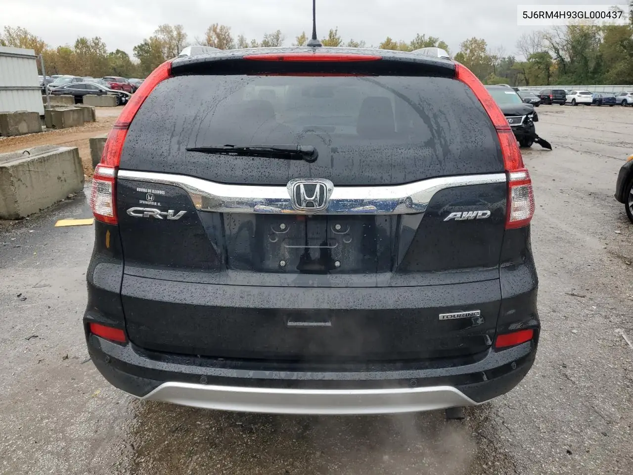 5J6RM4H93GL000437 2016 Honda Cr-V Touring