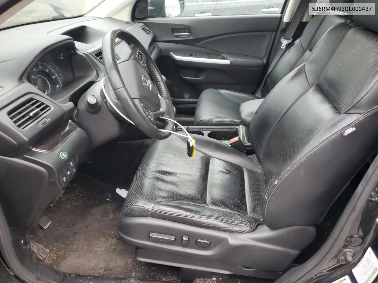 5J6RM4H93GL000437 2016 Honda Cr-V Touring