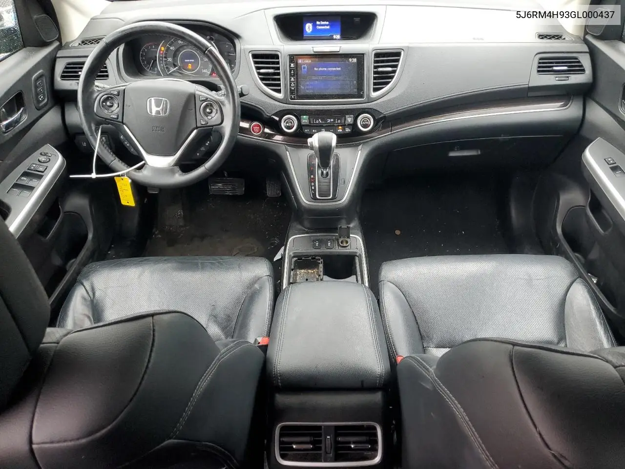 5J6RM4H93GL000437 2016 Honda Cr-V Touring