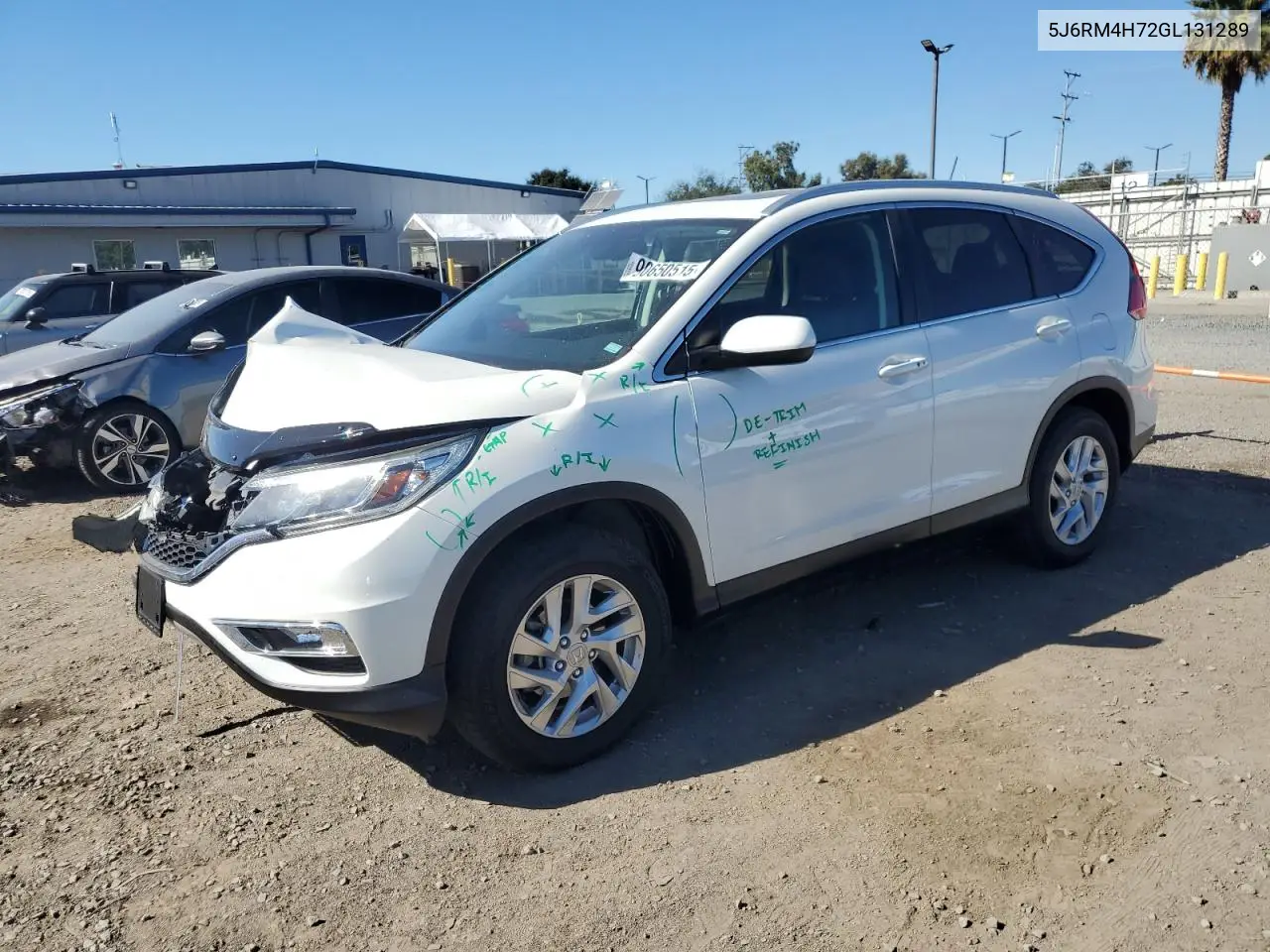 5J6RM4H72GL131289 2016 Honda Cr-V Exl