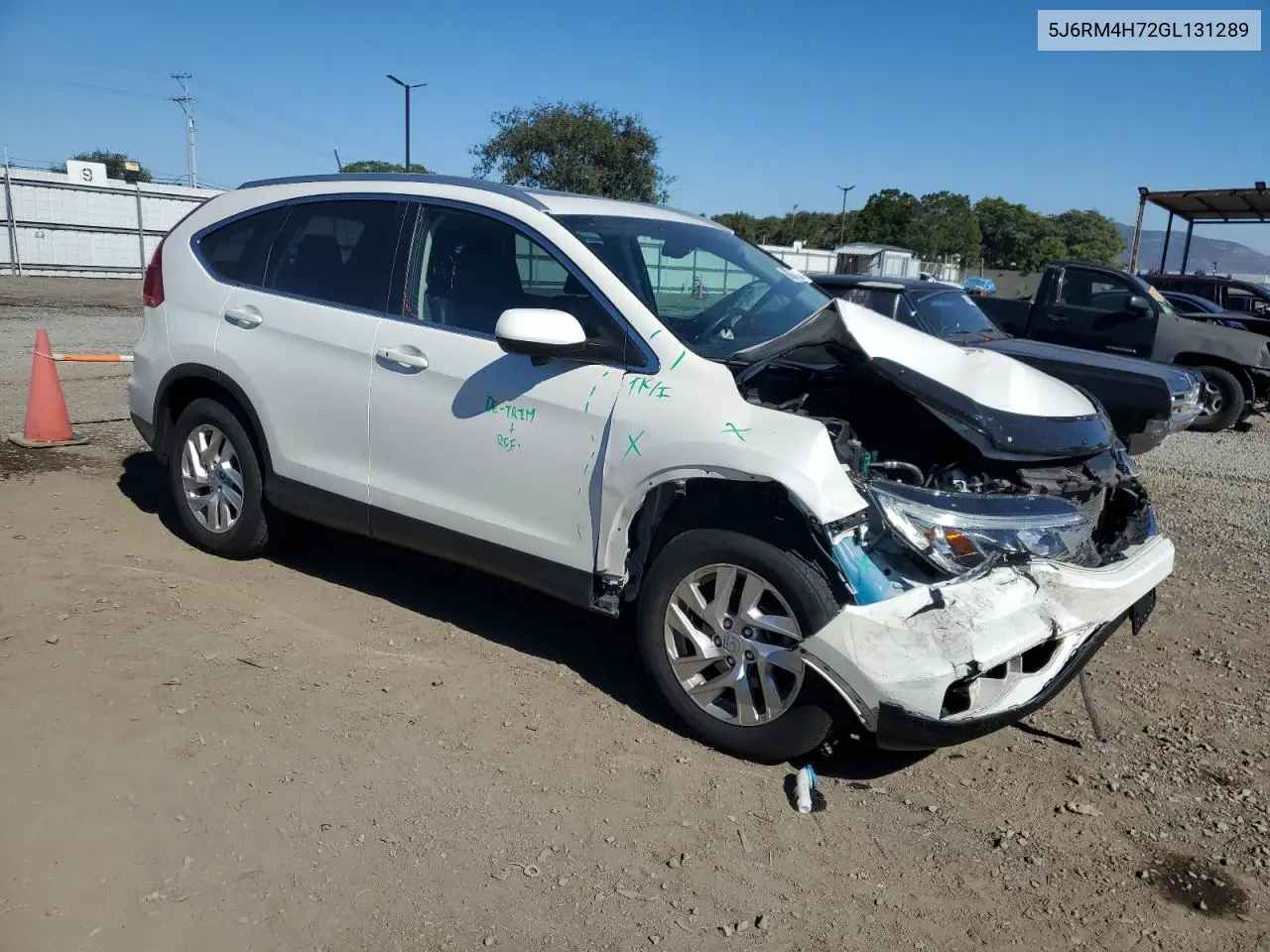 5J6RM4H72GL131289 2016 Honda Cr-V Exl