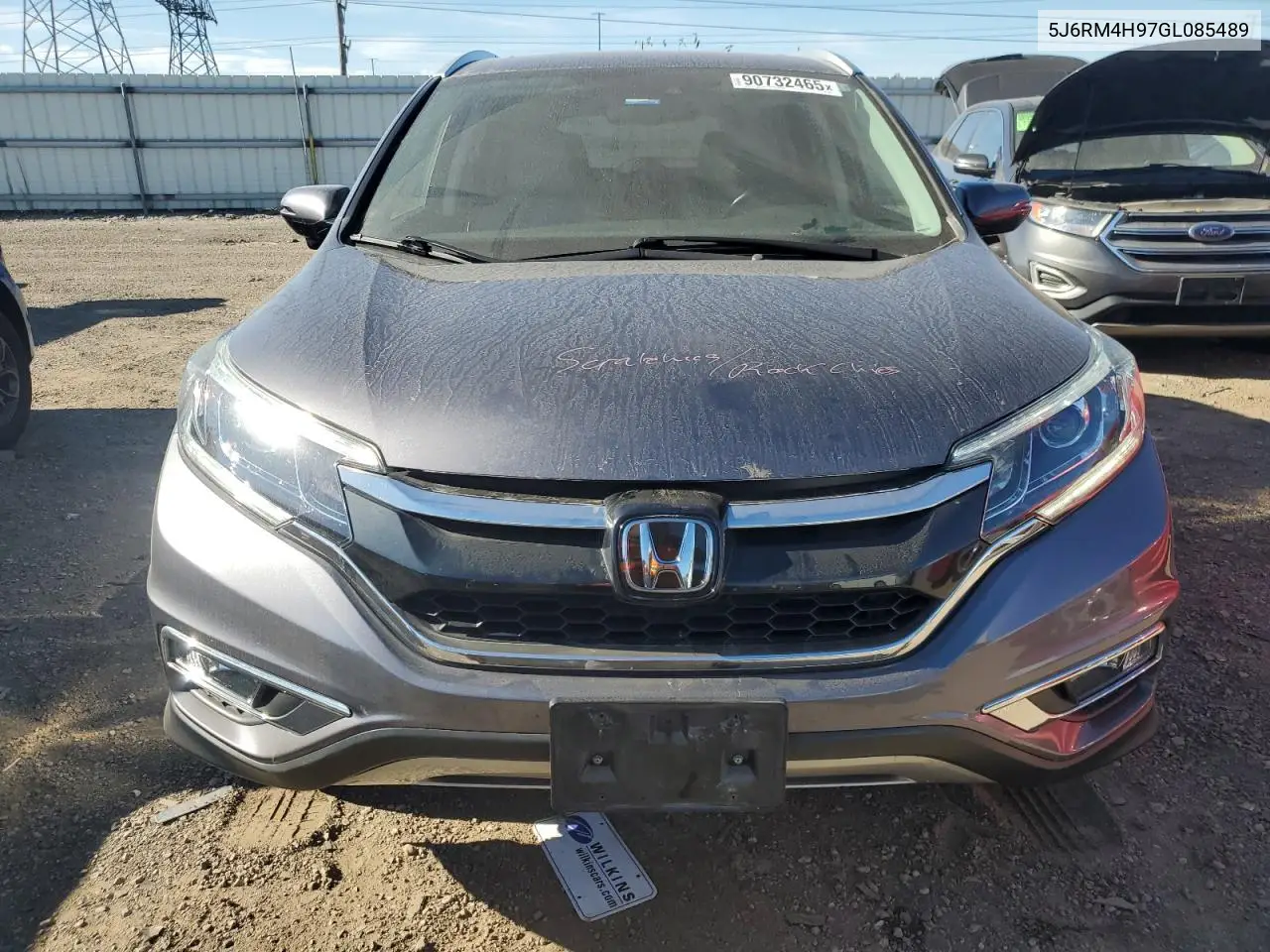 5J6RM4H97GL085489 2016 Honda Cr-V Touring