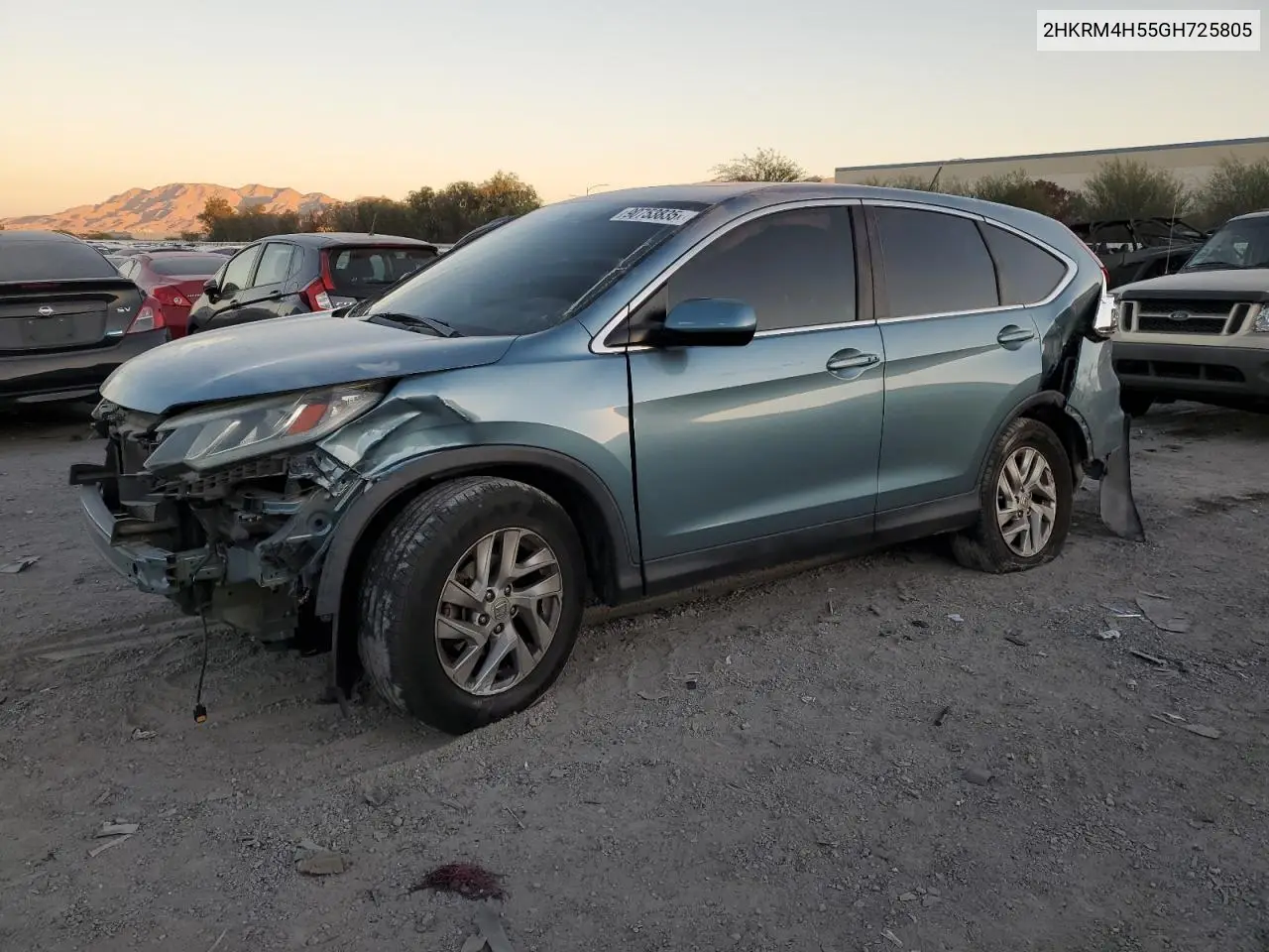 2HKRM4H55GH725805 2016 Honda Cr-V Ex