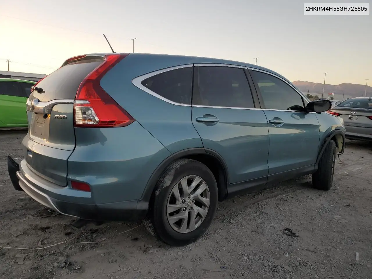 2HKRM4H55GH725805 2016 Honda Cr-V Ex