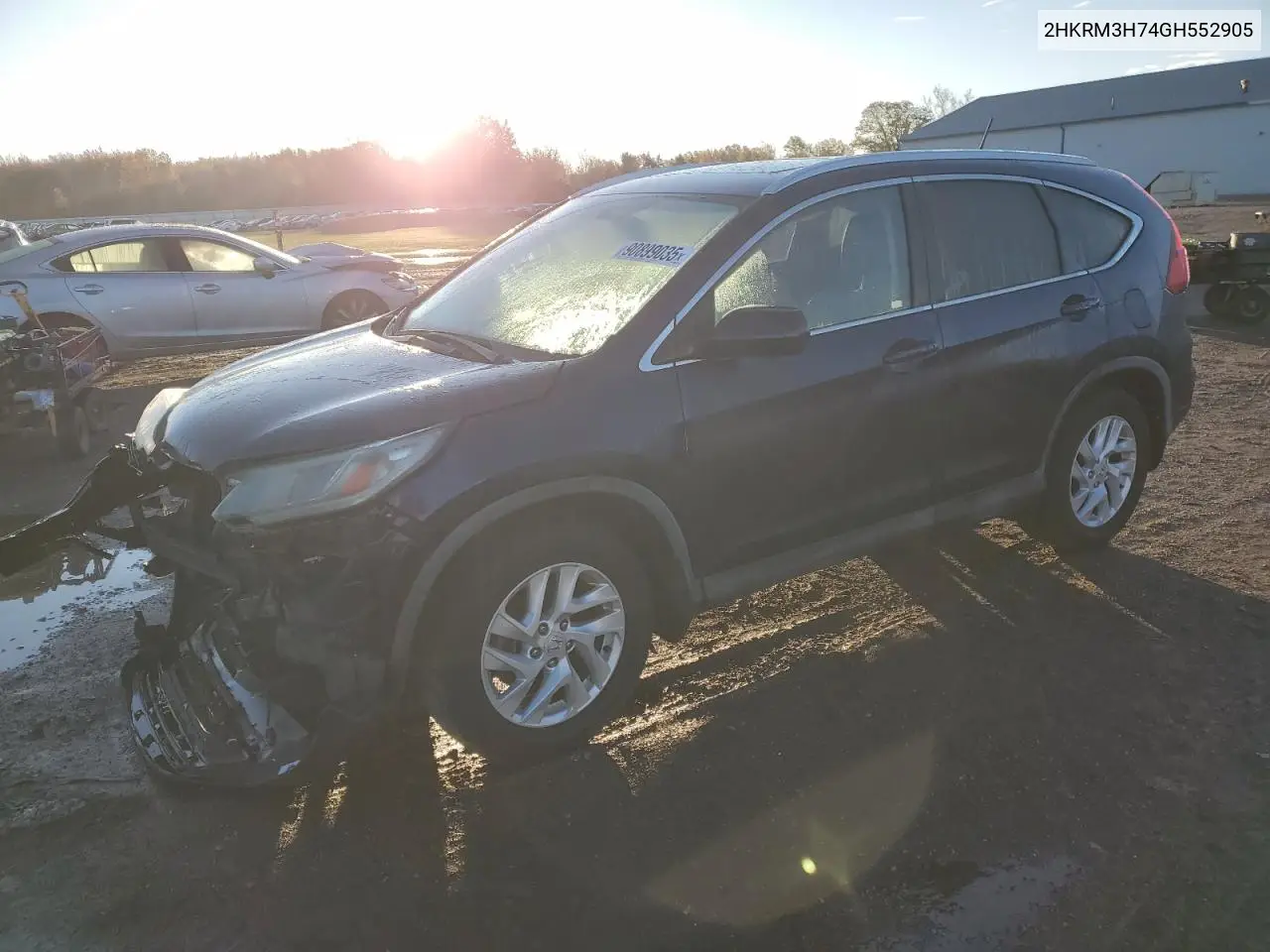 2HKRM3H74GH552905 2016 Honda Cr-V Exl