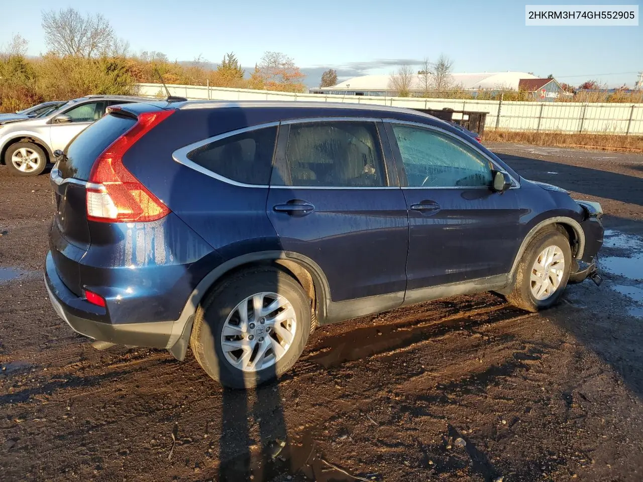 2HKRM3H74GH552905 2016 Honda Cr-V Exl
