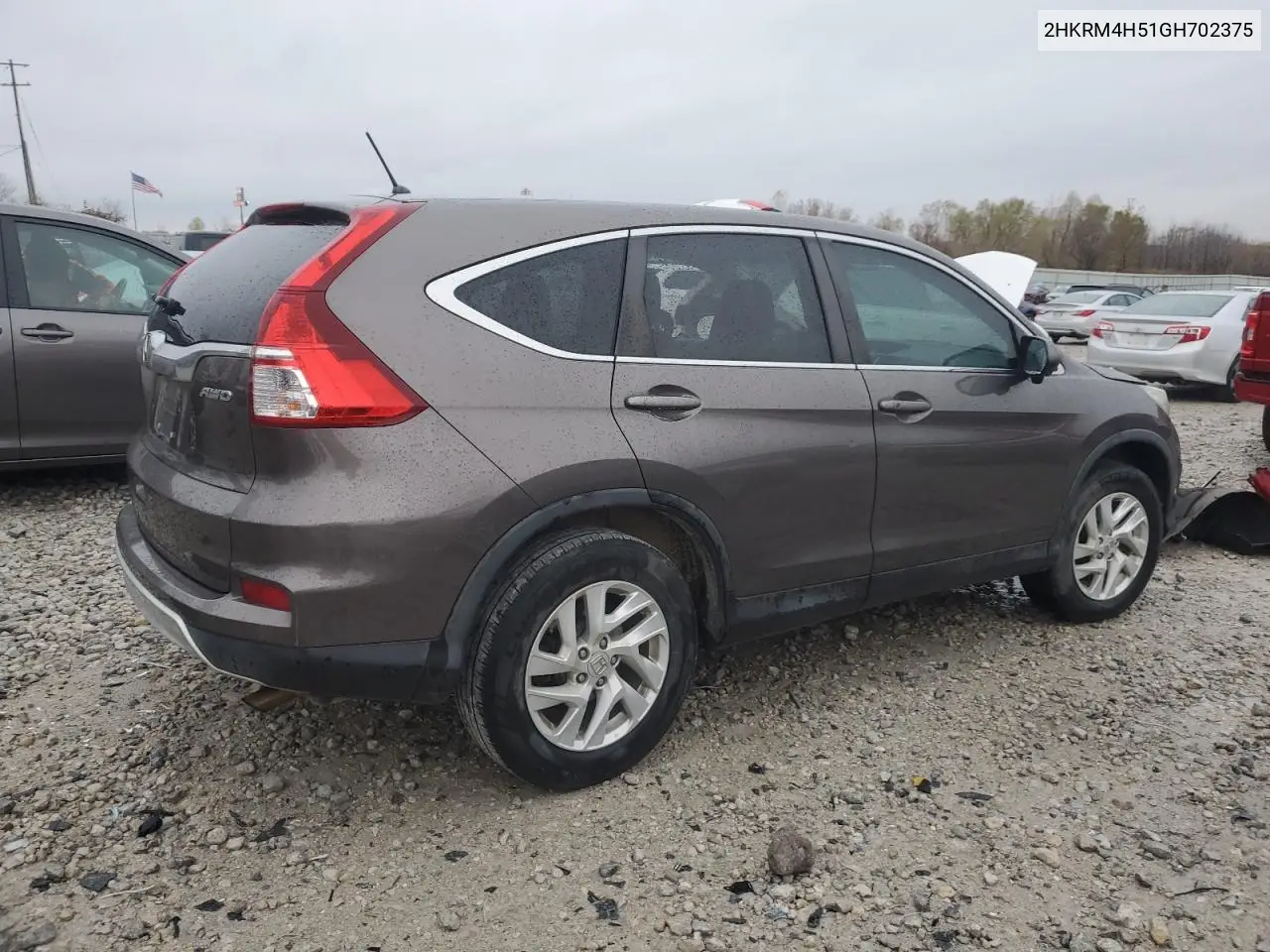 2HKRM4H51GH702375 2016 Honda Cr-V Ex